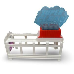 Matchbox Super Clean Car Wash Playset Replacement Piece White Red Blue